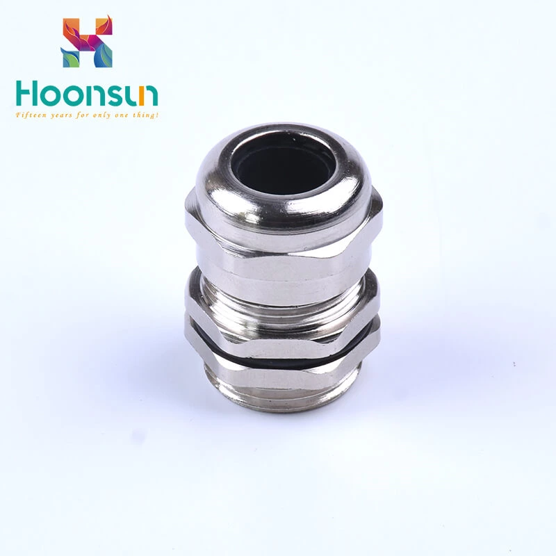 nickel plated brass waterproof metal cable gland ip68 m16