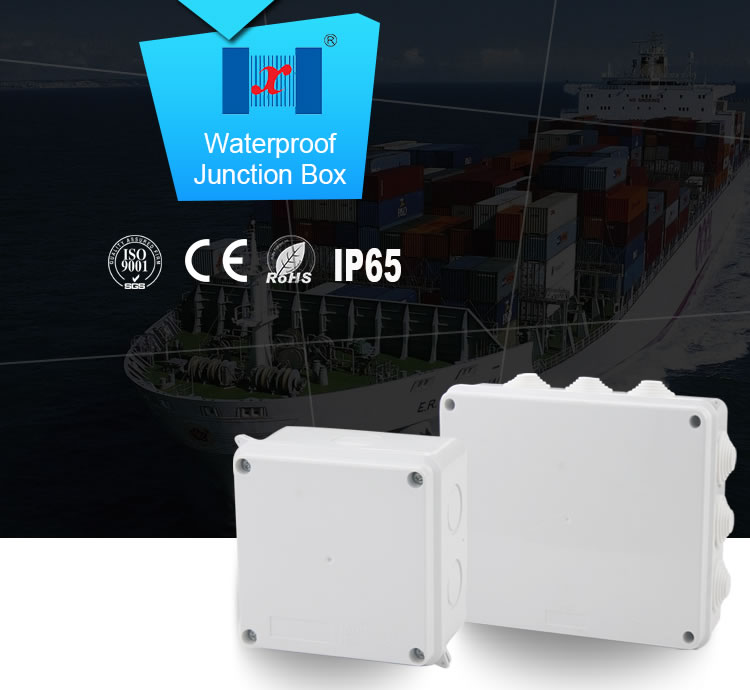 Outdoor Indoor ABS IP65 Plastic Waterproof Electrical Junction Box For Wiring