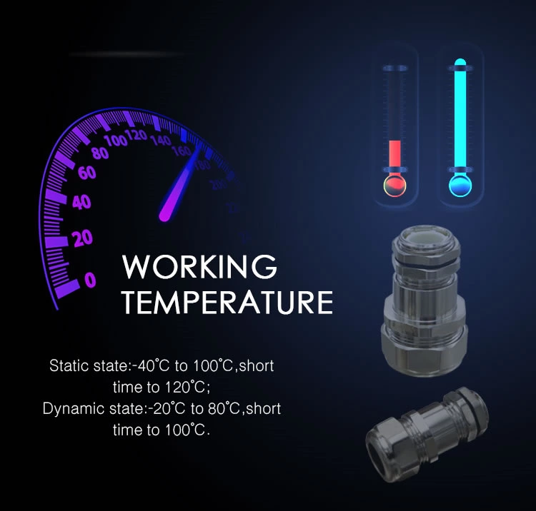 customize tightened nylon hose joint waterproof conduit fittings connector