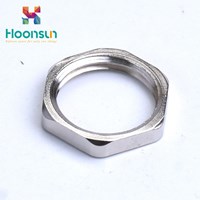 hot-selling cable gland nut nickel plated brass emc locknut