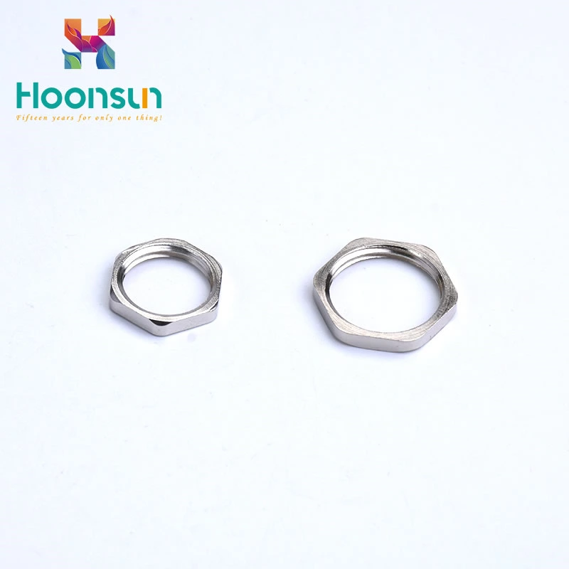 cable gland nut M thread locknut and bushing