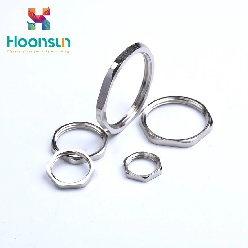 cable gland nut M thread locknut and bushing