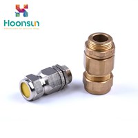 good quality m thread type explosionproof metal armoured cable gland