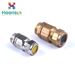 good quality m thread type explosionproof metal armoured cable gland