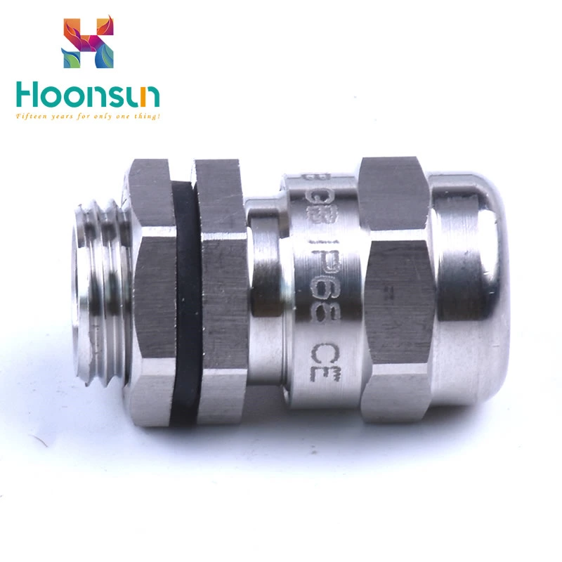 simple explosionproof and waterproof brass armoured cable gland manufactory