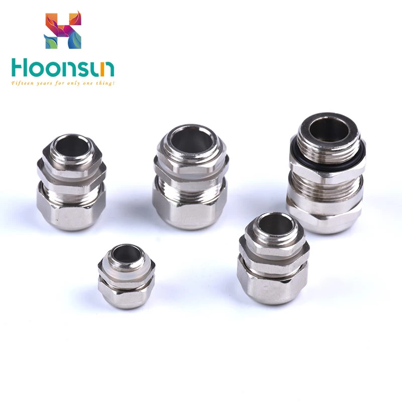 waterproof ip68 m type brass cable gland connector