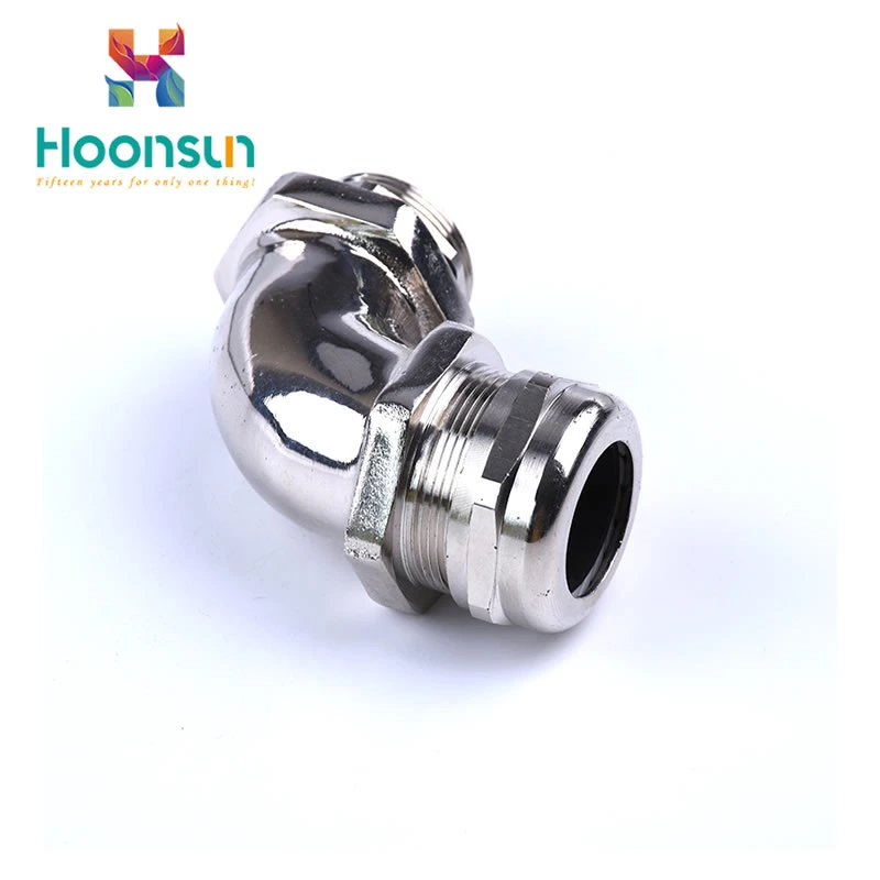 waterproof 90 degree Liquid Tight flexible pipe connector