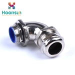 waterproof 90 degree Liquid Tight flexible pipe connector