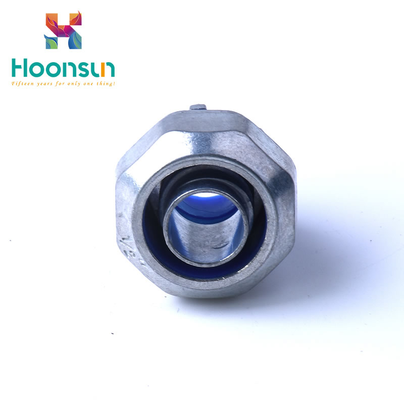 top quality yueqing metal waterproof for nylon pipe Flexible Conduit Connector