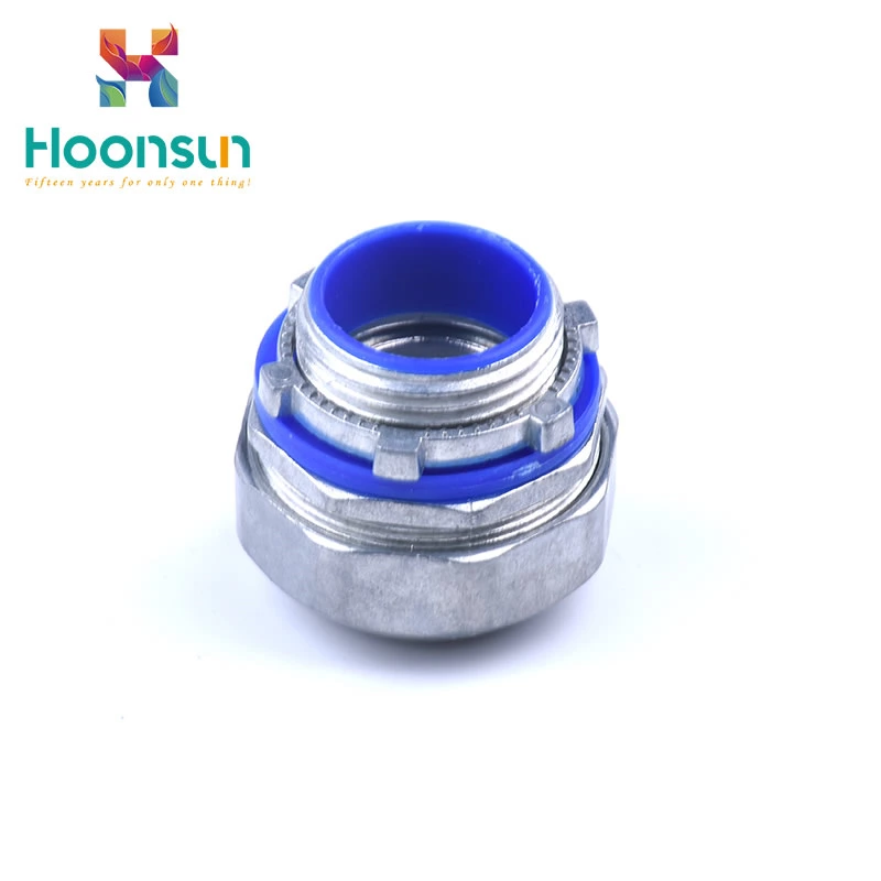 top quality yueqing metal waterproof for nylon pipe Flexible Conduit Connector