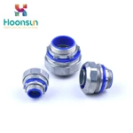top quality yueqing metal waterproof for nylon pipe Flexible Conduit Connector