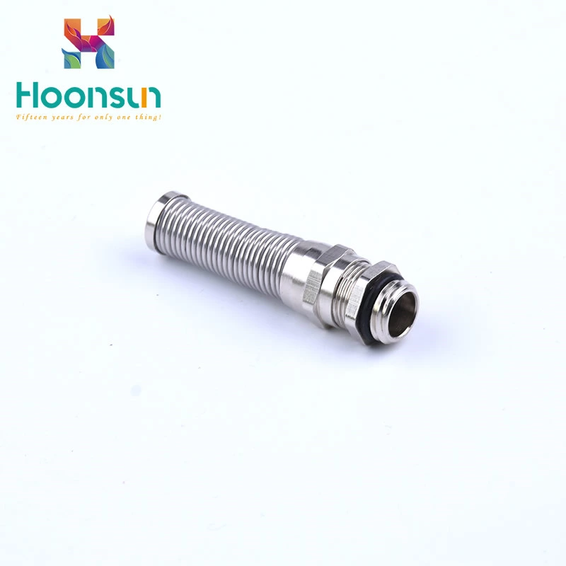 brass plated waterproof metric strain relief cord grip Cable Gland