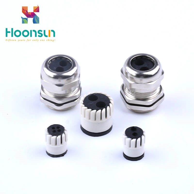 7 holes cable gland ip68 m thread type cable gland hole