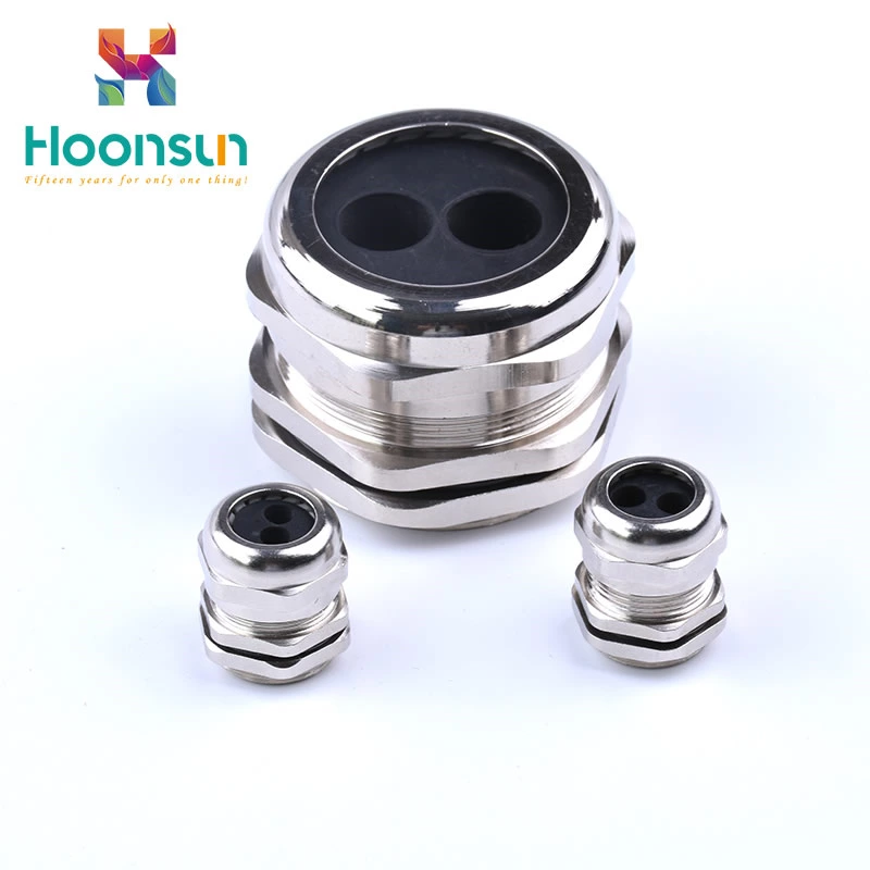 customized multi hole ip68 cable gland metal