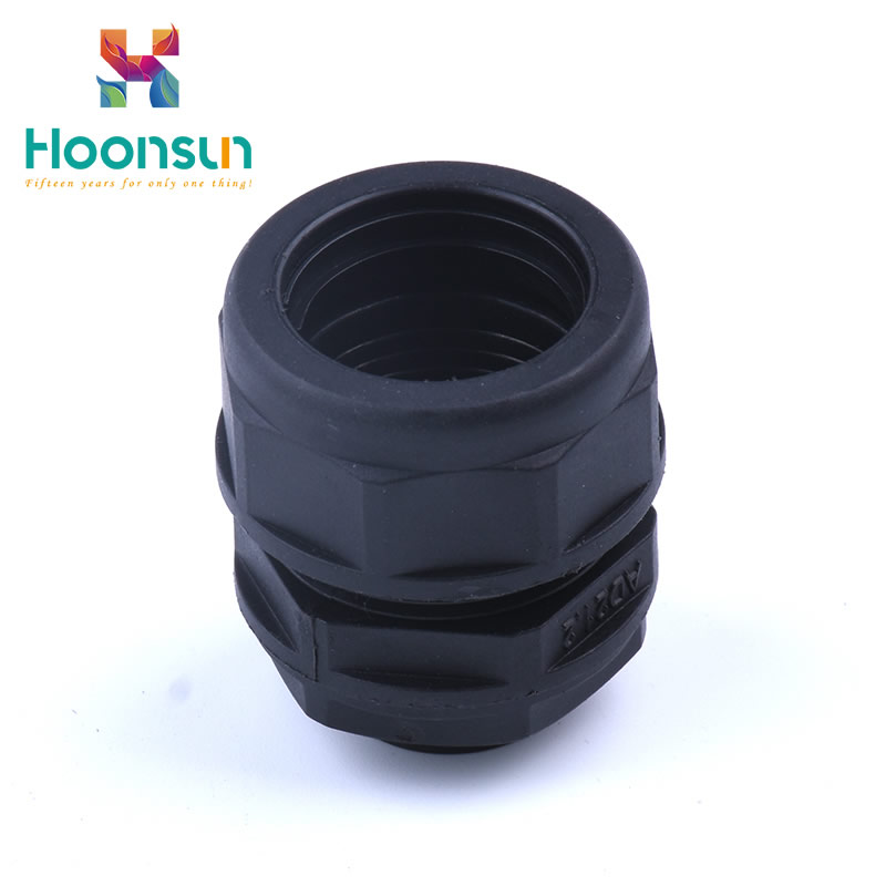 Customized M type 20mm Nylon plastic fixed flameproof cable gland pipe fittings