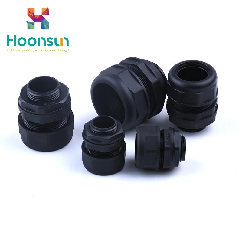 Wholesale prices PG type IP68/ waterproof Nylon plastic Cable Gland from Hoonsun