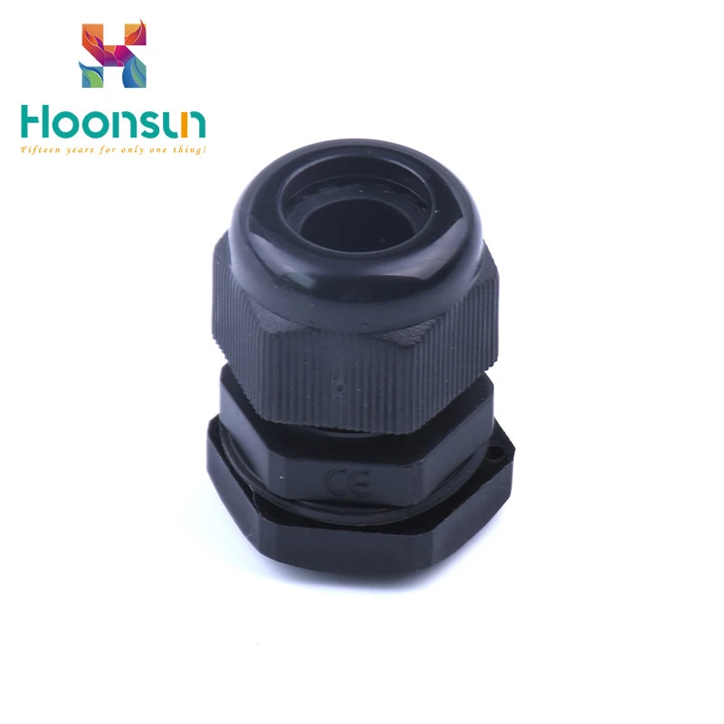 black nylon cable glands /parts of cable gland from HX