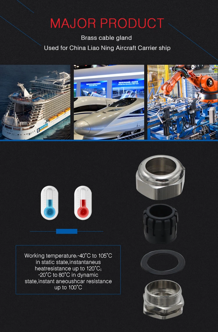 hot sale good quality metal cable gland strengthened type