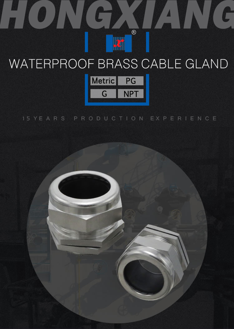 hot sale waterproof ip68 m type stainless cable gland