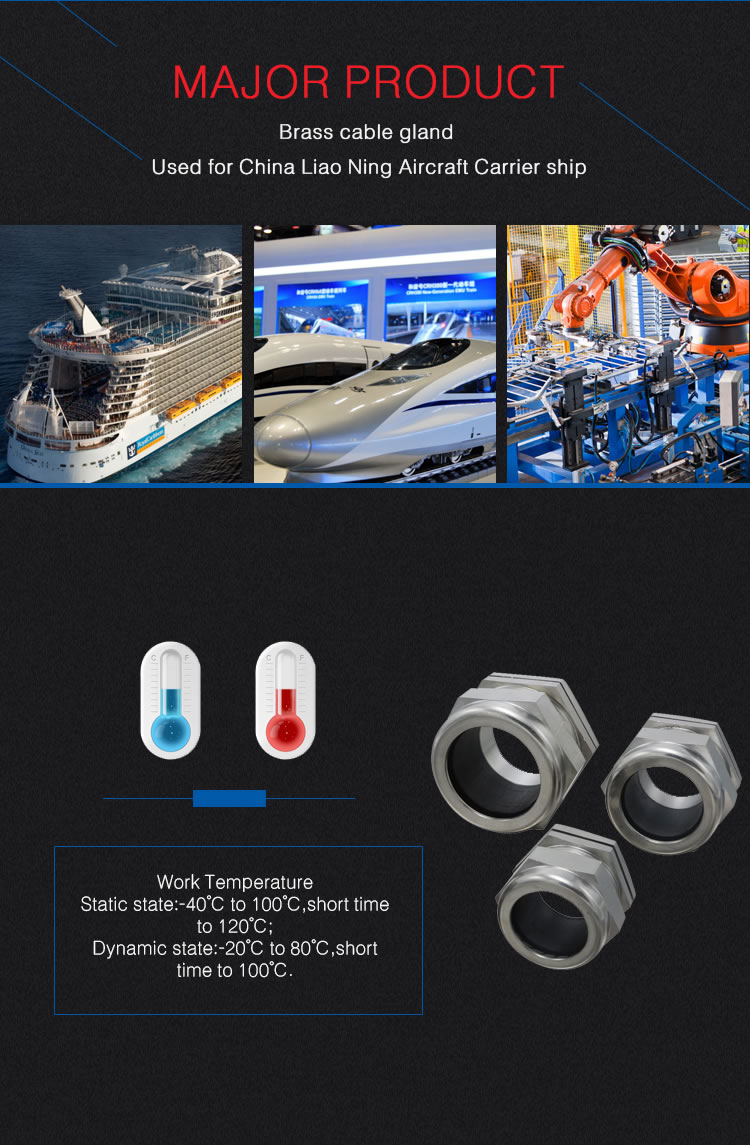 Waterproof Stainless Ce Pg Thread Metal Cable Gland Of Ip68