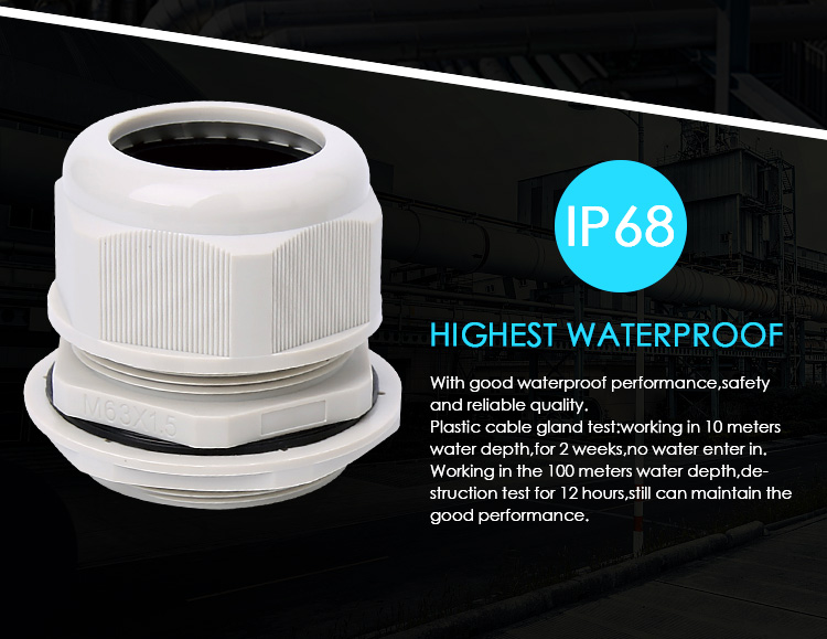 High Quality Waterproof Nylon Reinforced Cable Gland