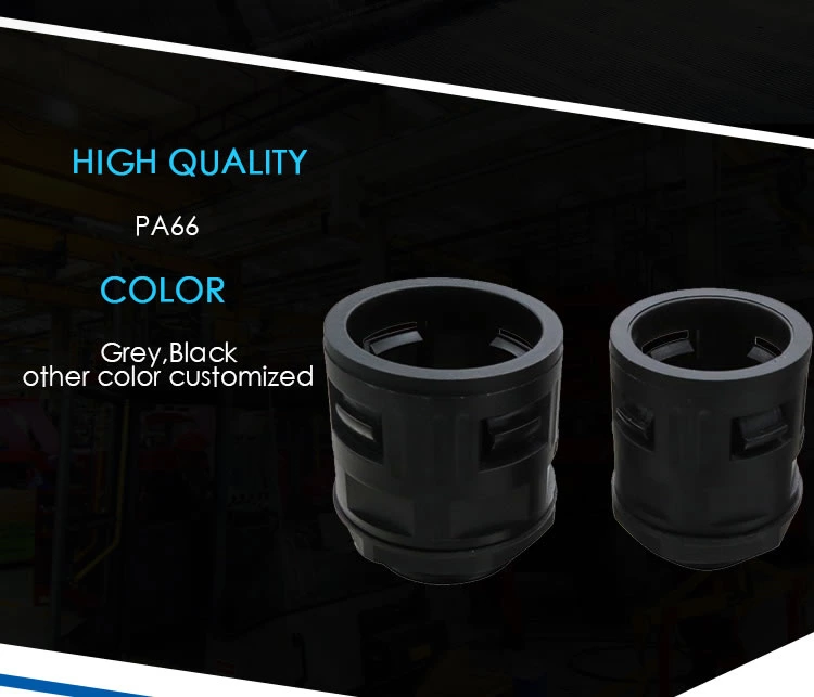 customized plastic nylon union for flexble pipe fittings