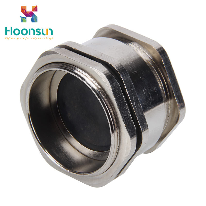 waterproof ip68 single compression type brass cable gland Zhejiang Hongxiang Connector Co. Ltd.