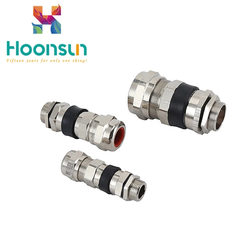 IP66 metal armoured metric explosion-proof cable gland