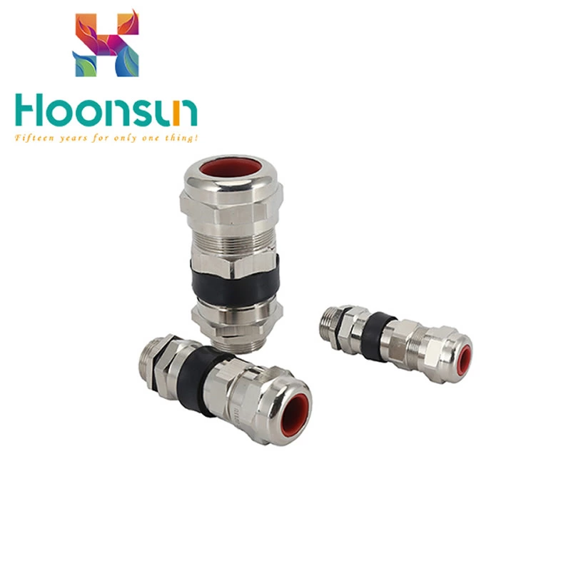 customized waterproof IP66 and explosionproof metal brass armoured cable gland
