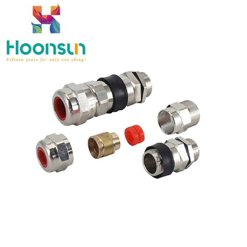 IP66 metal armoured metric explosion-proof cable gland