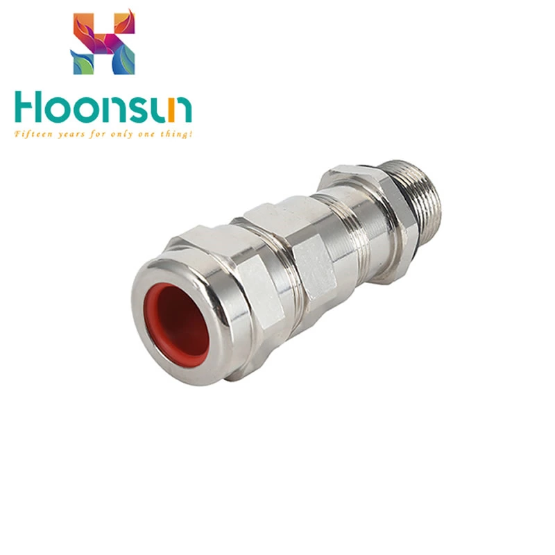 IP66 explosionproof metal threaded armoured cable gland manufactory