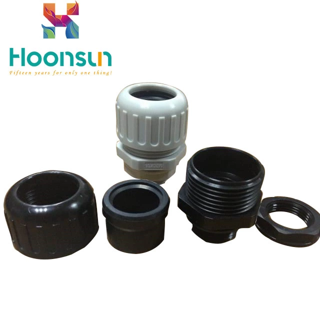 hot sale waterproof UL nylon PA66 powerful corrugated pipe fittings