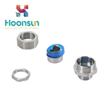 liquid tight IP66 zinc alloy waterproof straight electrical flexible conduit connector