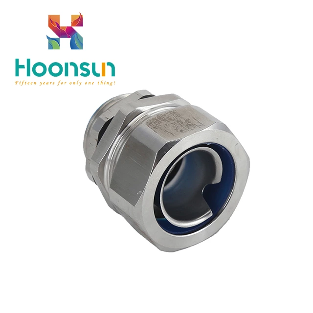 2018 wholesale liquid tight IP66 zinc alloy waterproof straight electrical flexible conduit connector