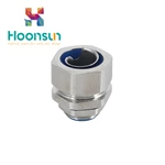 liquid tight IP66 zinc alloy waterproof straight electrical flexible conduit connector