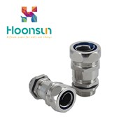 top quality hot-selling products brass locked type flexible conduit connector from Hoonsun