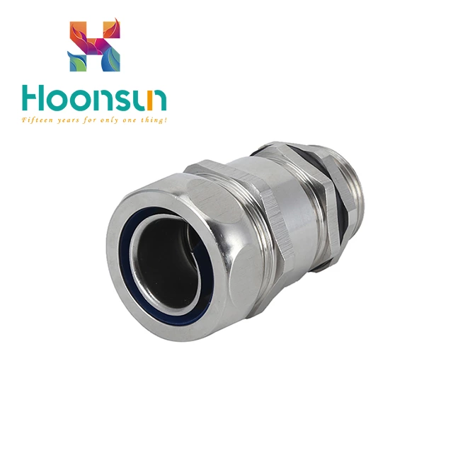 top quality hot-selling products brass locked type flexible conduit connector from Hoonsun