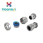 2018 new products brass locked type flexible conduit connector