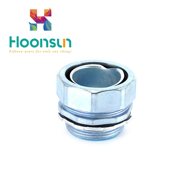 hot-selling zinc alloy galvanized steel waterproof Flexible Conduit Connector