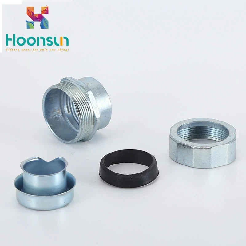 zinc alloy DPJ galvanized steel Flexible Conduit Connector price factory supply