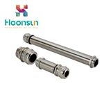 ip68 waterproof length type brass m thread type cable gland