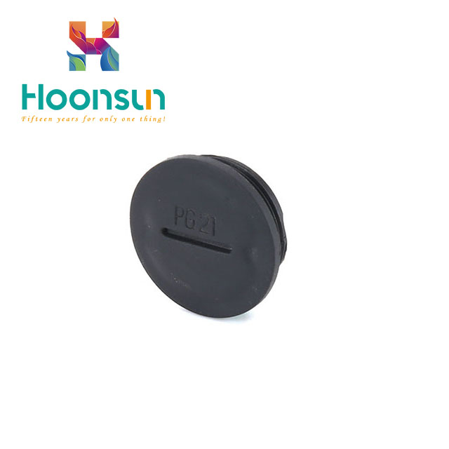 customized black white grey waterproof nylon PA66 plug cap