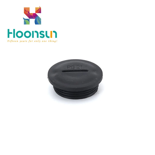 customized black white grey waterproof nylon PA66 plug cap