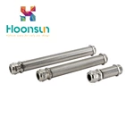 ip68 waterproof length type brass m thread type cable gland
