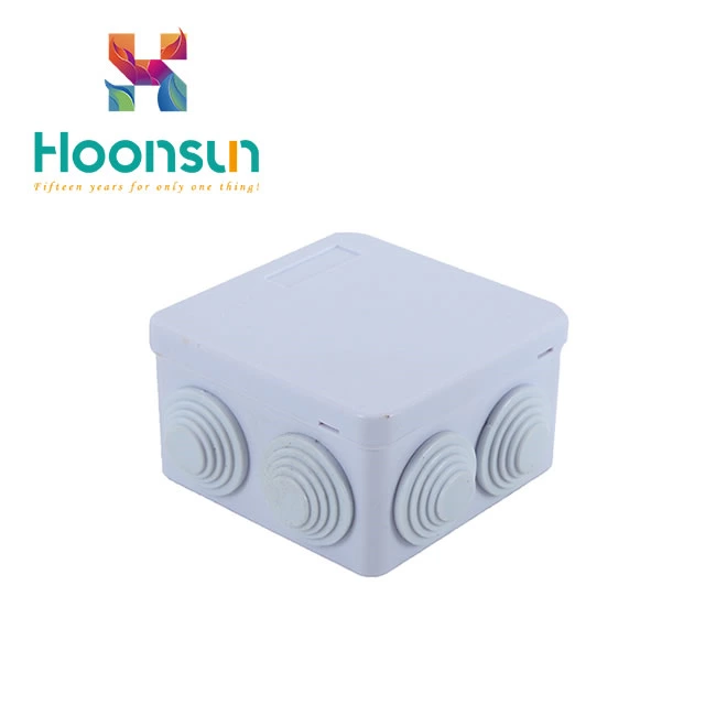 Custom Plastic ABS Enclosure Box IP65 Connection PVC Cable Screw Waterproof Electrical Junction Box