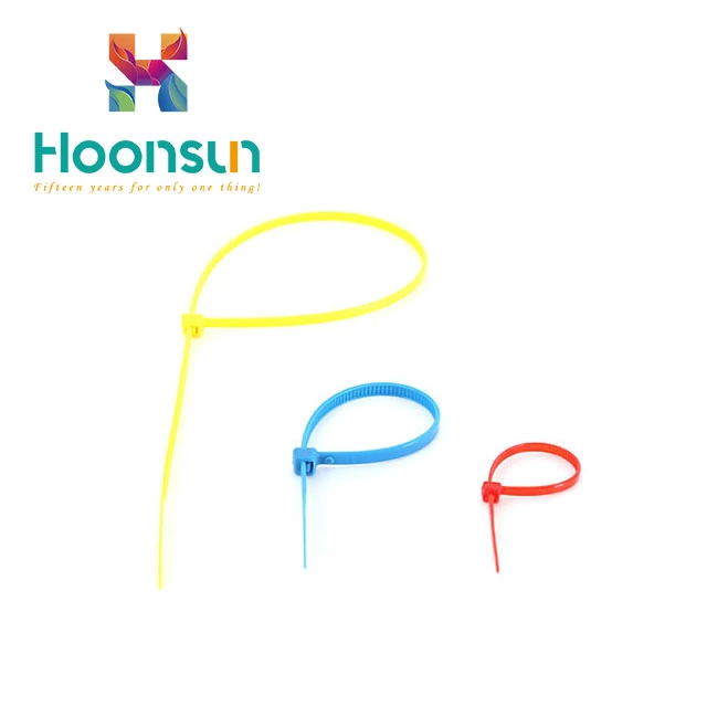 customized nylon PA66 cable tie with label