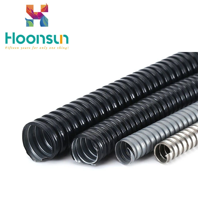 PVC jacketed metallic grey metal flexible conduit price