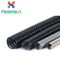high quality PVC jacketed metallic black metal flexible conduit