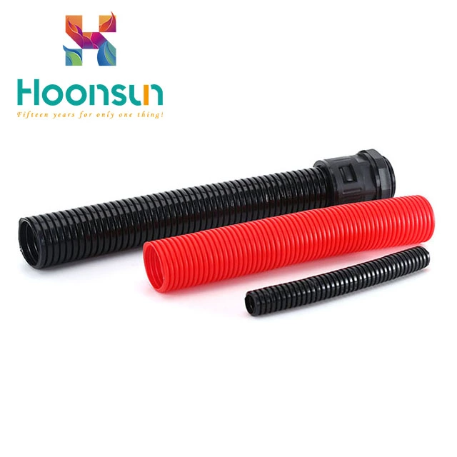 high quality PP nylon black plastic flexible conduit